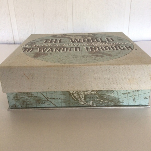 WORLD TRAVELER NESTING STORAGE BOXES SET OF THREE - Picture 11 of 14
